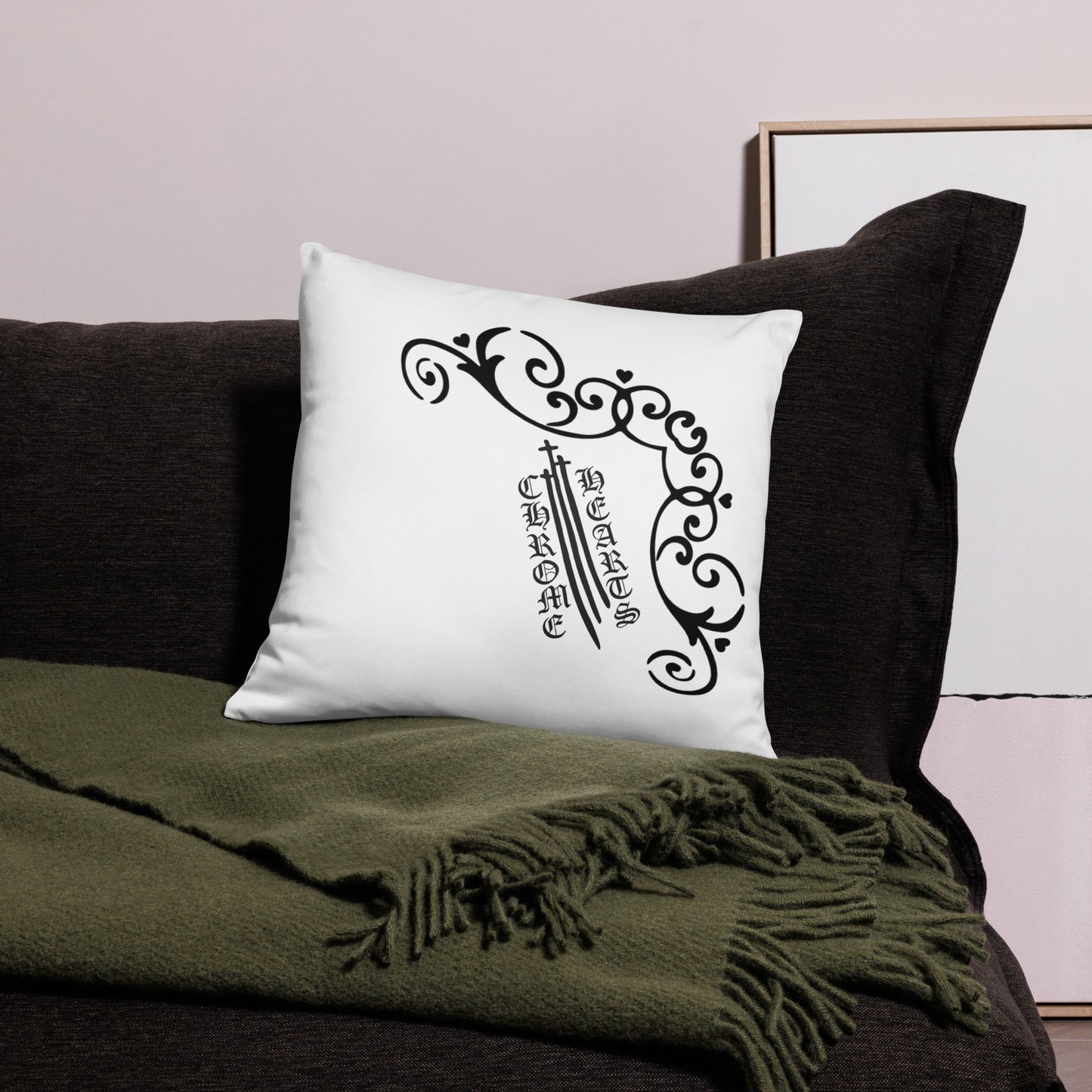 Solus Cash x Chrome Heart Pillow