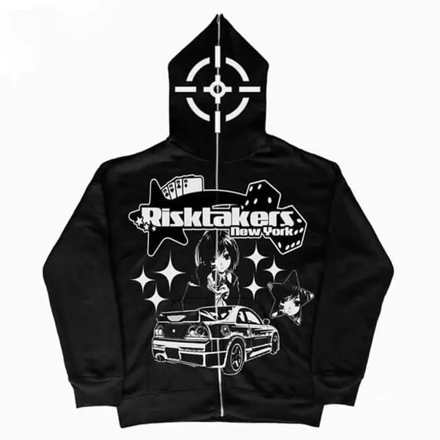 Risktakers Streetwear Zip Hoodie Solus™