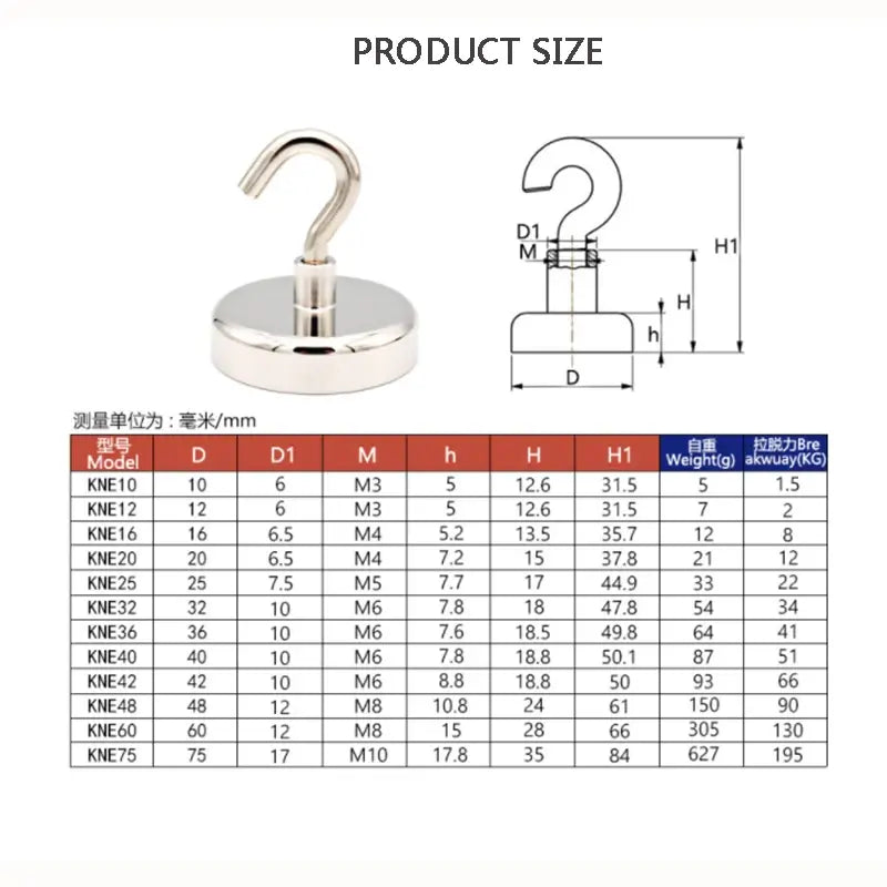Strong Magneti Multi-Purpose Hooks netstar®