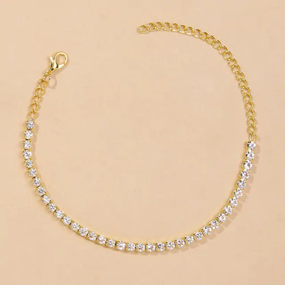Rhinestone Luxury Womens Anklet