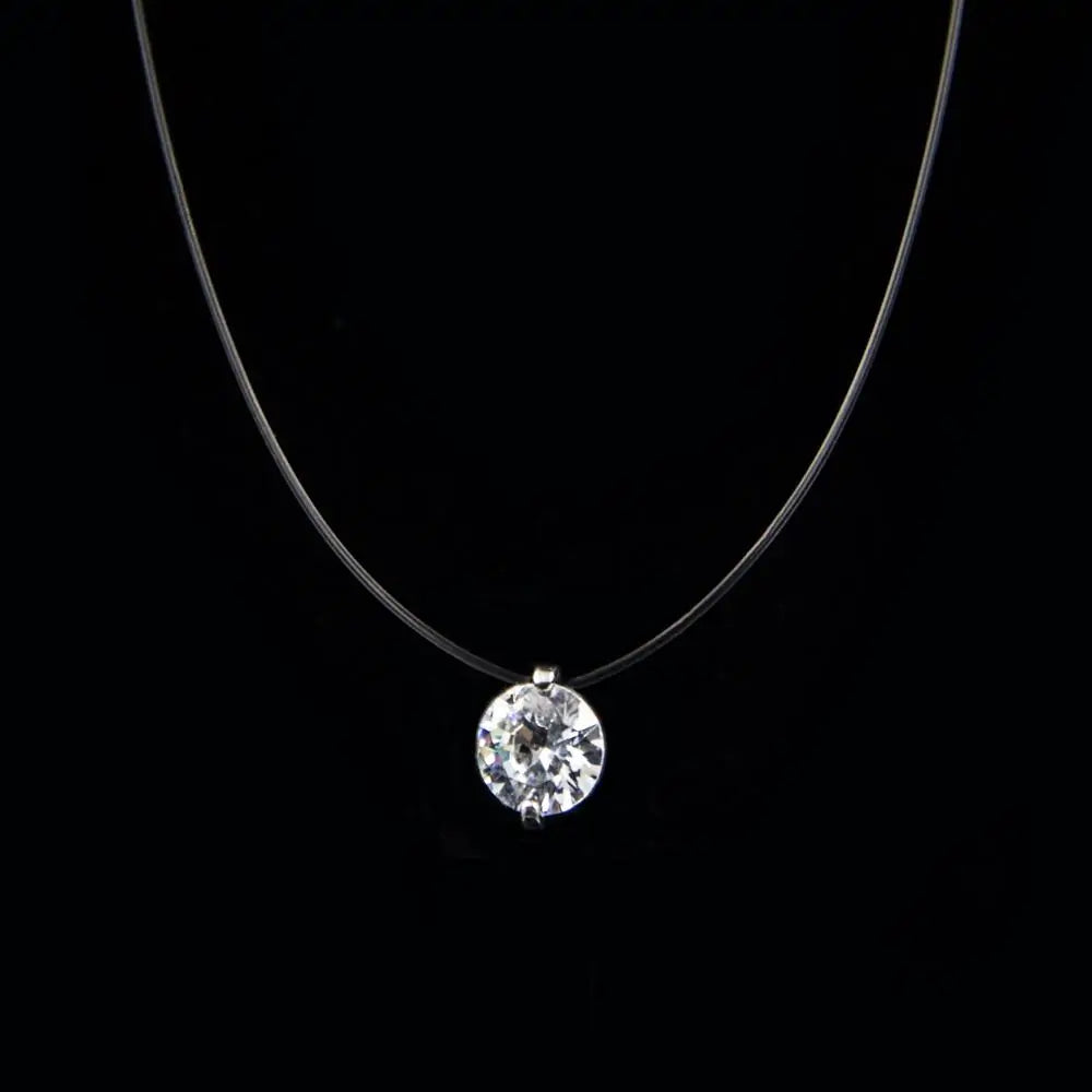 Luxury Single Diamond Necklace