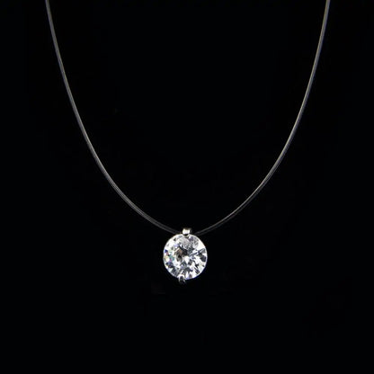 Luxury Single Diamond Necklace