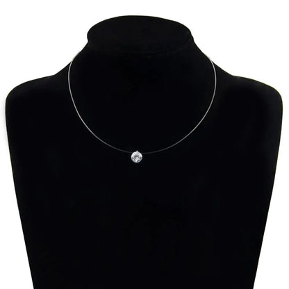 Luxury Single Diamond Necklace