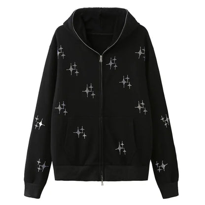 Sparkle Star Zip-up Jacket