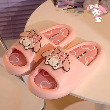 Hello Kitty Fuzzy Slippers