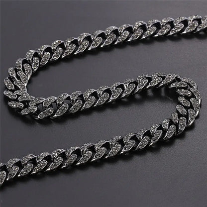 Gun Black Necklace & Bracelet