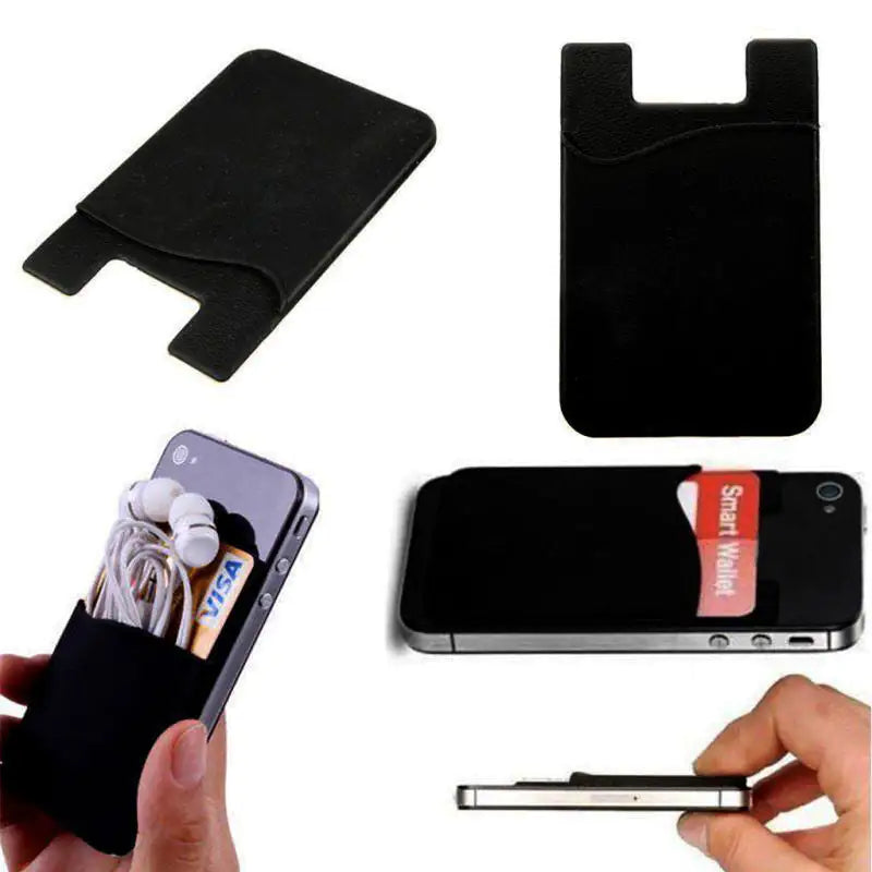 Silicone Phone Wallet Credit Card Holder
