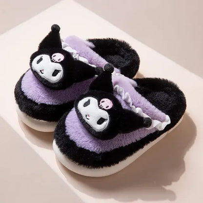 Hello Kitty Fuzzy Slippers