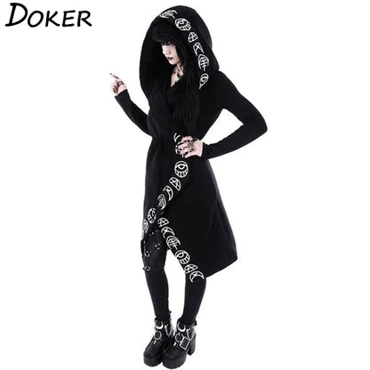 Gothic Long  Hoodie