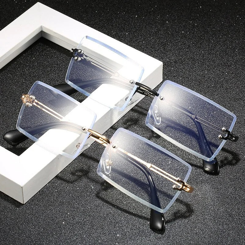 Stylish Rimless Blue Light Eyewear netstar®