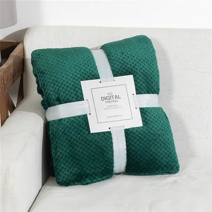 Fluffy Plaid Winter Bed Blankets Supplier