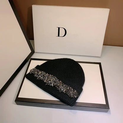 Stylish Rhinestone Beanie