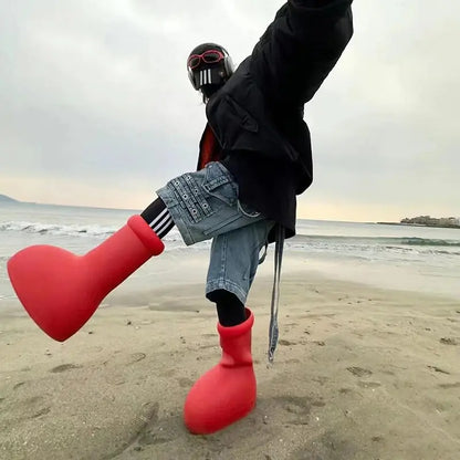 Fashion Big Red Boots