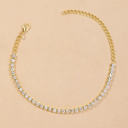 Rhinestone Luxury Womens Anklet