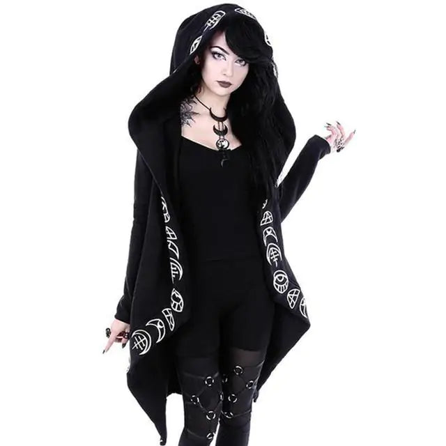 Gothic Long  Hoodie