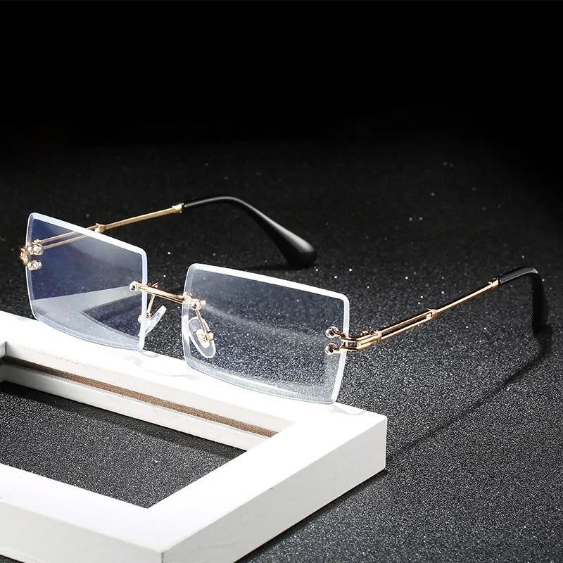 Stylish Rimless Blue Light Eyewear netstar®