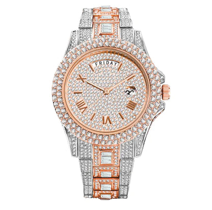 Rhinestone Luxury Watch (New)