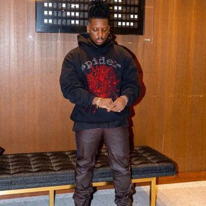 Spider Rhinestone Hoodie