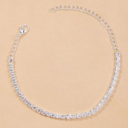 Rhinestone Luxury Womens Anklet