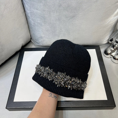 Stylish Rhinestone Beanie