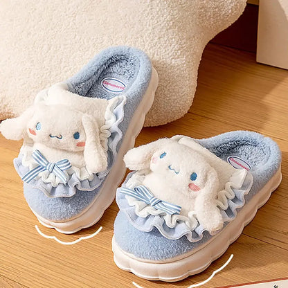 Hello Kitty Fuzzy Slippers