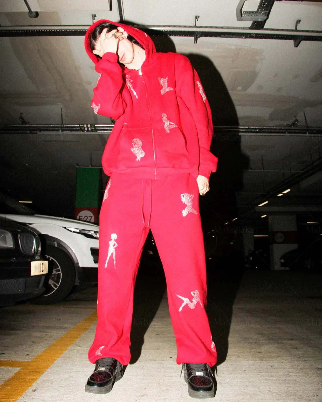 Rhinestone Y2K Zip-Up