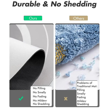 Quick Drying Bathroom Carpet Non-Slip Floor Mat