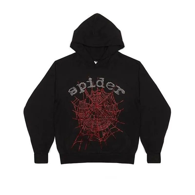 Spider Rhinestone Hoodie