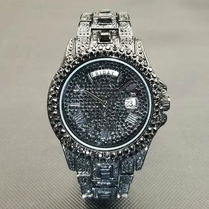 Rhinestone Luxury Watch (New)