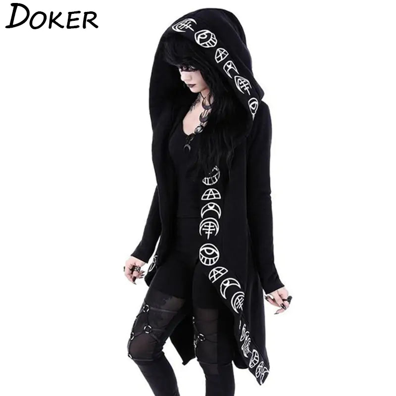 Gothic Long  Hoodie