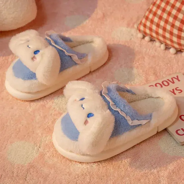 Hello Kitty Fuzzy Slippers