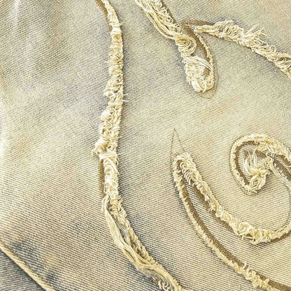 Flame Embroidered Jeans