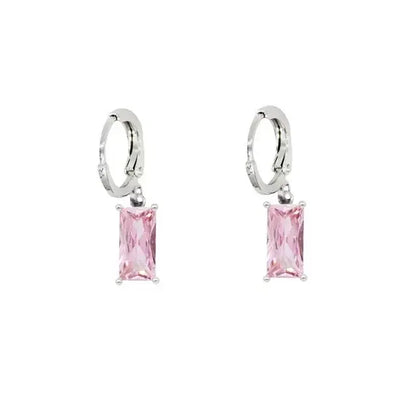 Cross Zircon Earrings net star