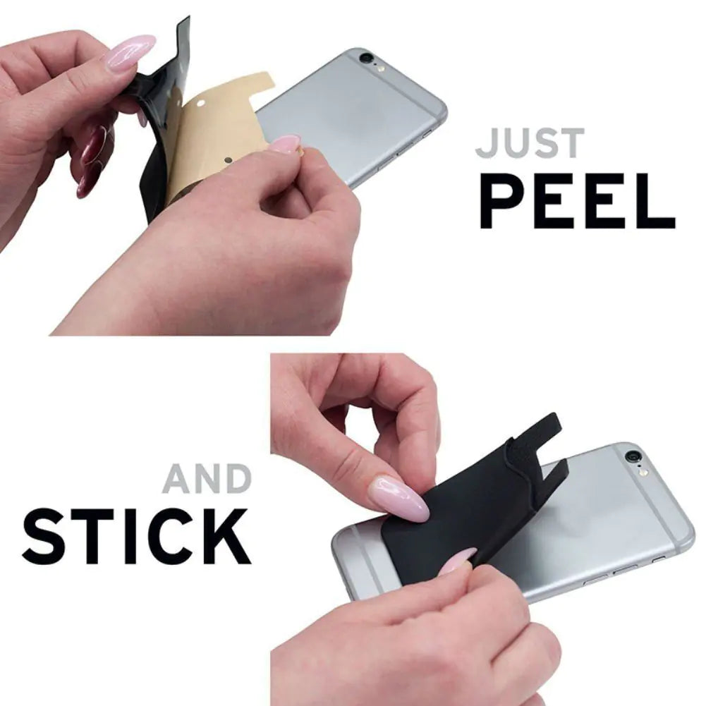 Silicone Phone Wallet Credit Card Holder