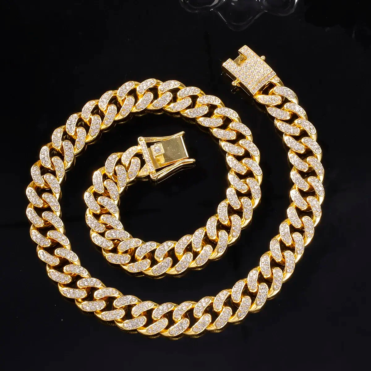 Fashionable Cuban High Quality Hip Hop  Necklace Bracelet netstar®
