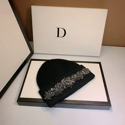 Stylish Rhinestone Beanie