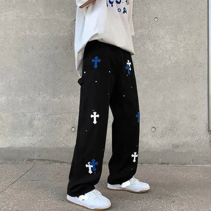 Streetwear Embroidery Baggy Jeans Solus™