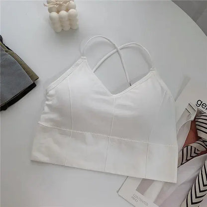 Cross Strap Crop Top Push Up Bra netstar®