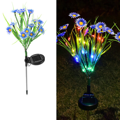 Solar Garden Lights LED Flower Outdoor Decor