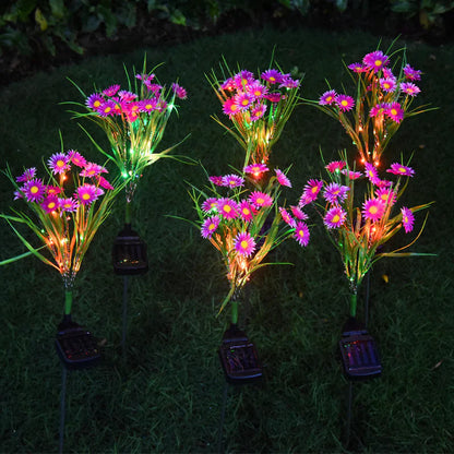 Solar Garden Lights LED Flower Outdoor Decor