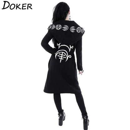 Gothic Long  Hoodie