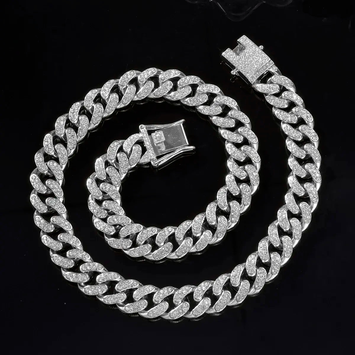 Fashionable Cuban High Quality Hip Hop  Necklace Bracelet netstar®