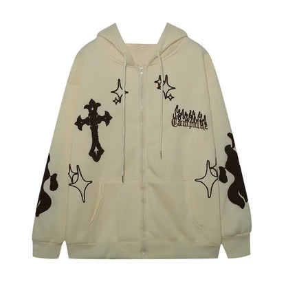 Embroidered Cross Flame Jacket netstar®