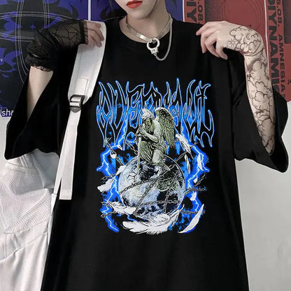 Blue Flame Oversized T-Shirt netstar®