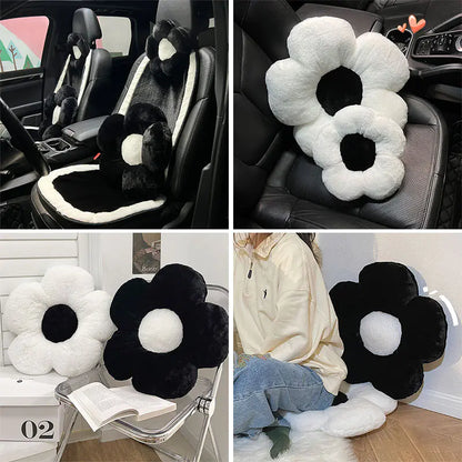 Black & White Flower Cushion netstar®