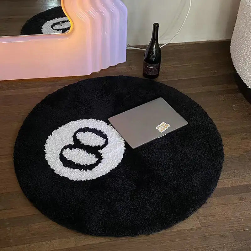 Fashion 8 Ball Rug net star