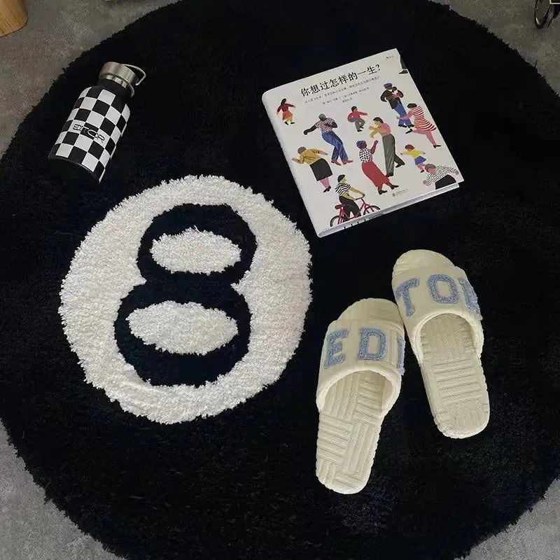 Fashion 8 Ball Rug net star