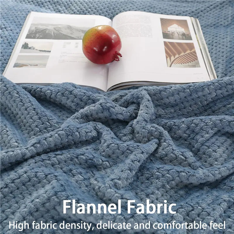 Fluffy Plaid Winter Bed Blankets Supplier